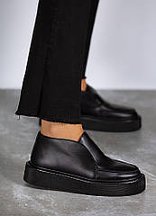 Напівчеревики жіночі RANT чорна шкіра. Розміри 36 — 41