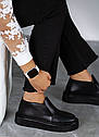 Напівчеревики жіночі RANT чорна шкіра. Розміри 36 — 41, фото 4