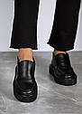 Напівчеревики жіночі RANT чорна шкіра. Розміри 36 — 41, фото 6