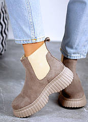 Черевики з гумкою замша Розміри 36-40