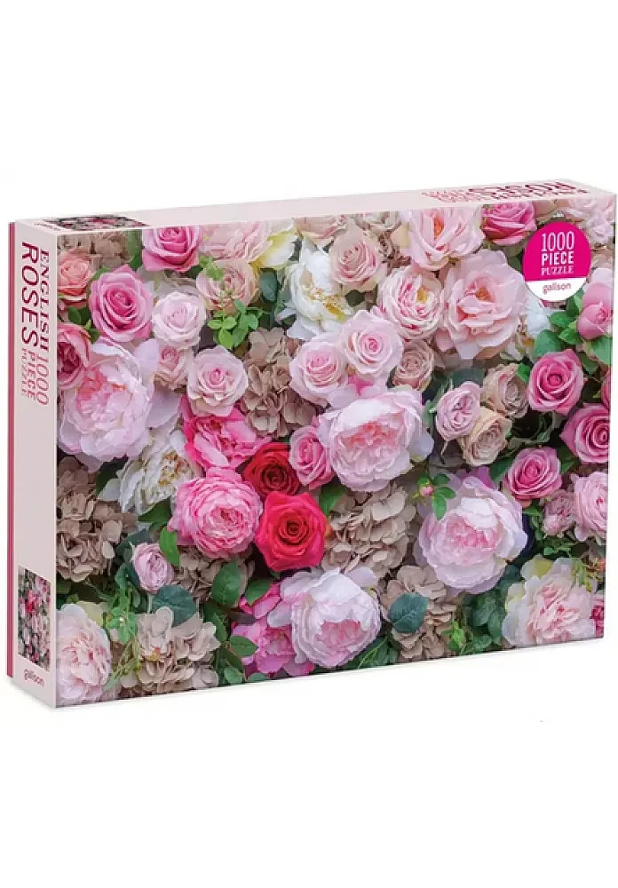 Гра англійською. English Roses 1000 Piece Puzzle, фото 1