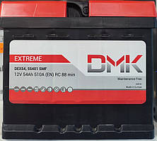 Акумулятор DMK extreme 6СТ-54-АЗ (0) правий плюс
