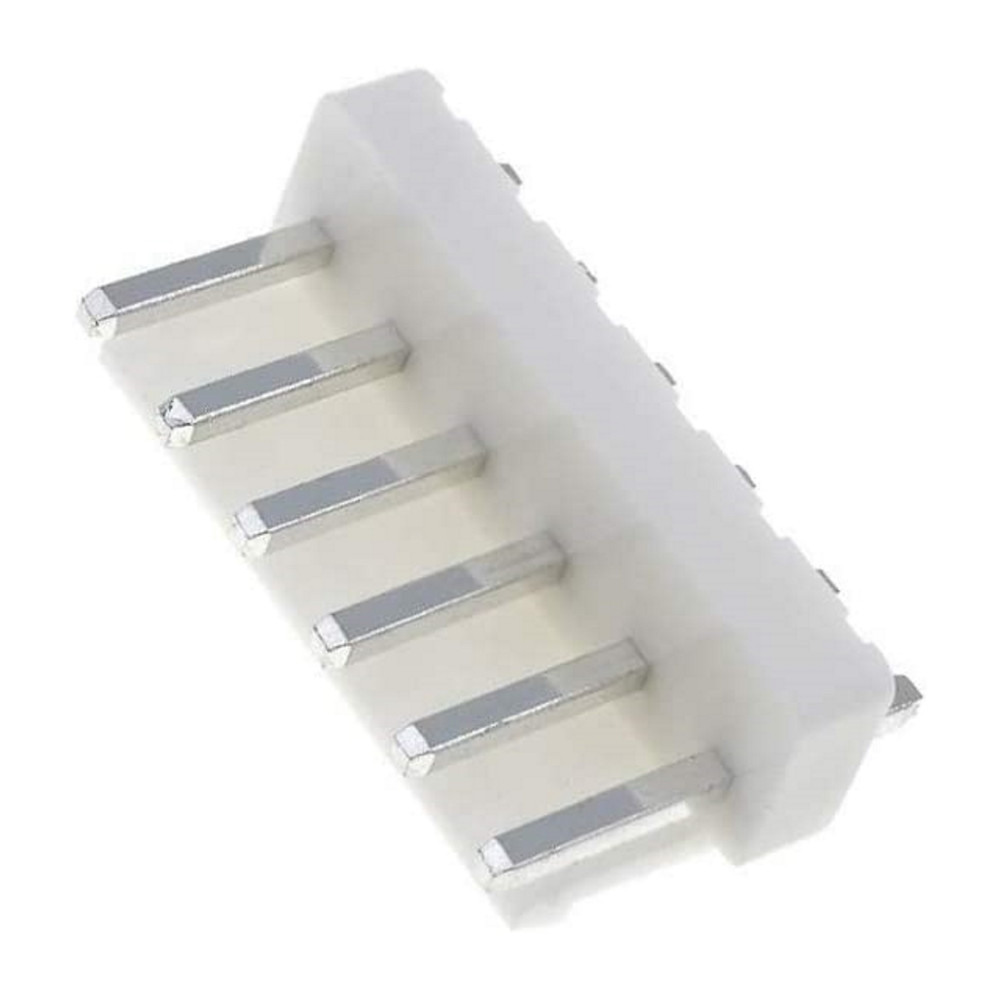 Роз'єм PWLU-6 вилка на плату 6 контактів крок 3,96 мм, фото 1