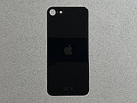 Задняя крышка на iPhone SE 2022 (3Gen) Midnight чёрная для замены стекло