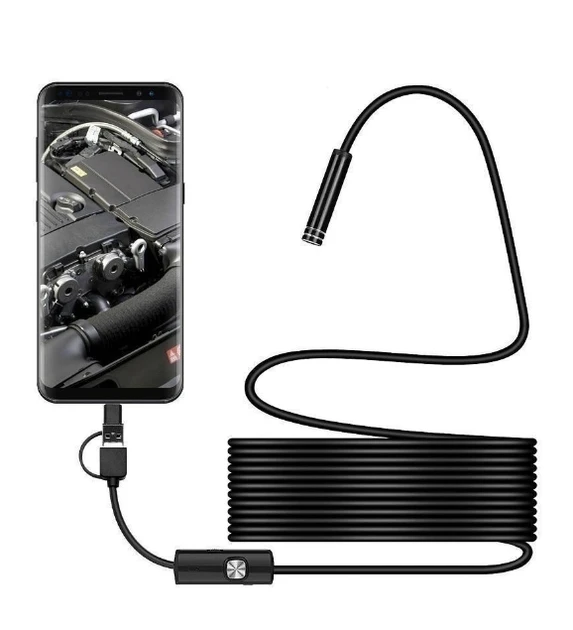 Ендоскоп Компактна камера Android і ПК Ендоскоп USB-гнучка камера