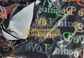 Плащова тканина дізайн чорна