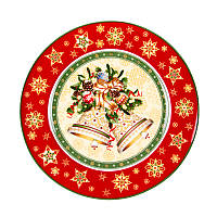Тарелка фарфоровая Christmas collection 21 см Lefard 986-118