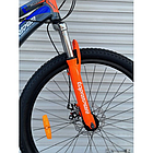 Велосипед гірський двопідвісний Toprider 910 26" рама 17 обладнання Shimano Помаранчевий, фото 3