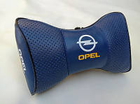 Подушка на подголовник для Opel синий -1шт