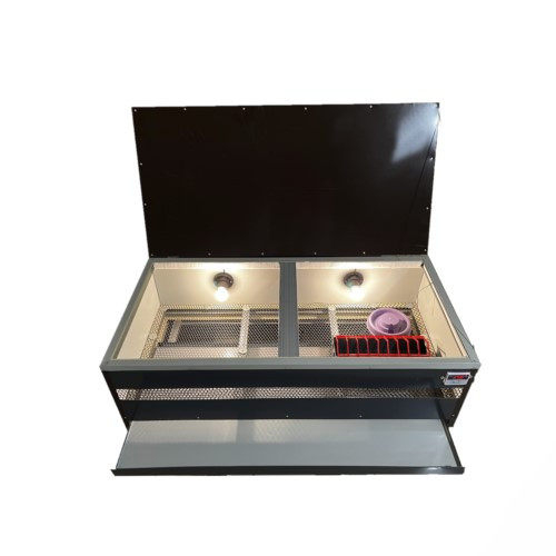 Універсальний брудер для пташенят із терморегулятором, годівницею та поїлкою, фото 1