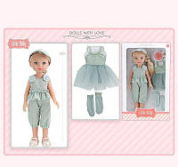 Кукла (высота 33 см, аксессуары, сьемная обувь, доп. одежда, в коробке) 91098 F