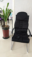Подушка електрическая массажная для шеи на кресло на сиденье, Аккумуляторный с подогревом массажер 5 режимов
