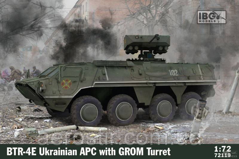 BTR-4 E Ukrainian APC with GROM Turret 1/72 IBG 72119