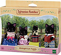 Calico Midnight Cat Family семья черных полуночных кошек котов Sylvanian Families