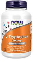 Now foods L-tryptophan 500 mg 120 капсул, л-тріптофан 500 мг