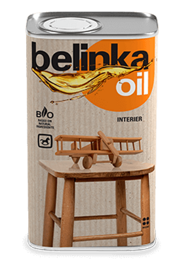 Олія для дерева (для дитячих меблів та іграшок) BELINKA Oil Interier, 0,5л