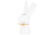 Ваза керамическая Кролик, 36см, цвет белый 733-588