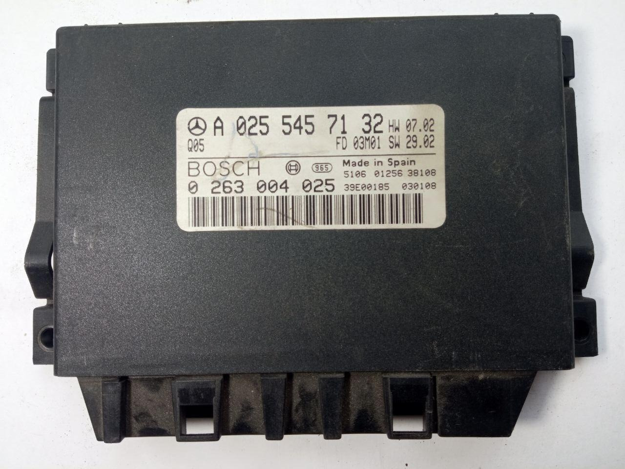 Електронний блок керування Mercedes 0255457132 Bosch A 025 545 71 32 / 0 263 004 025