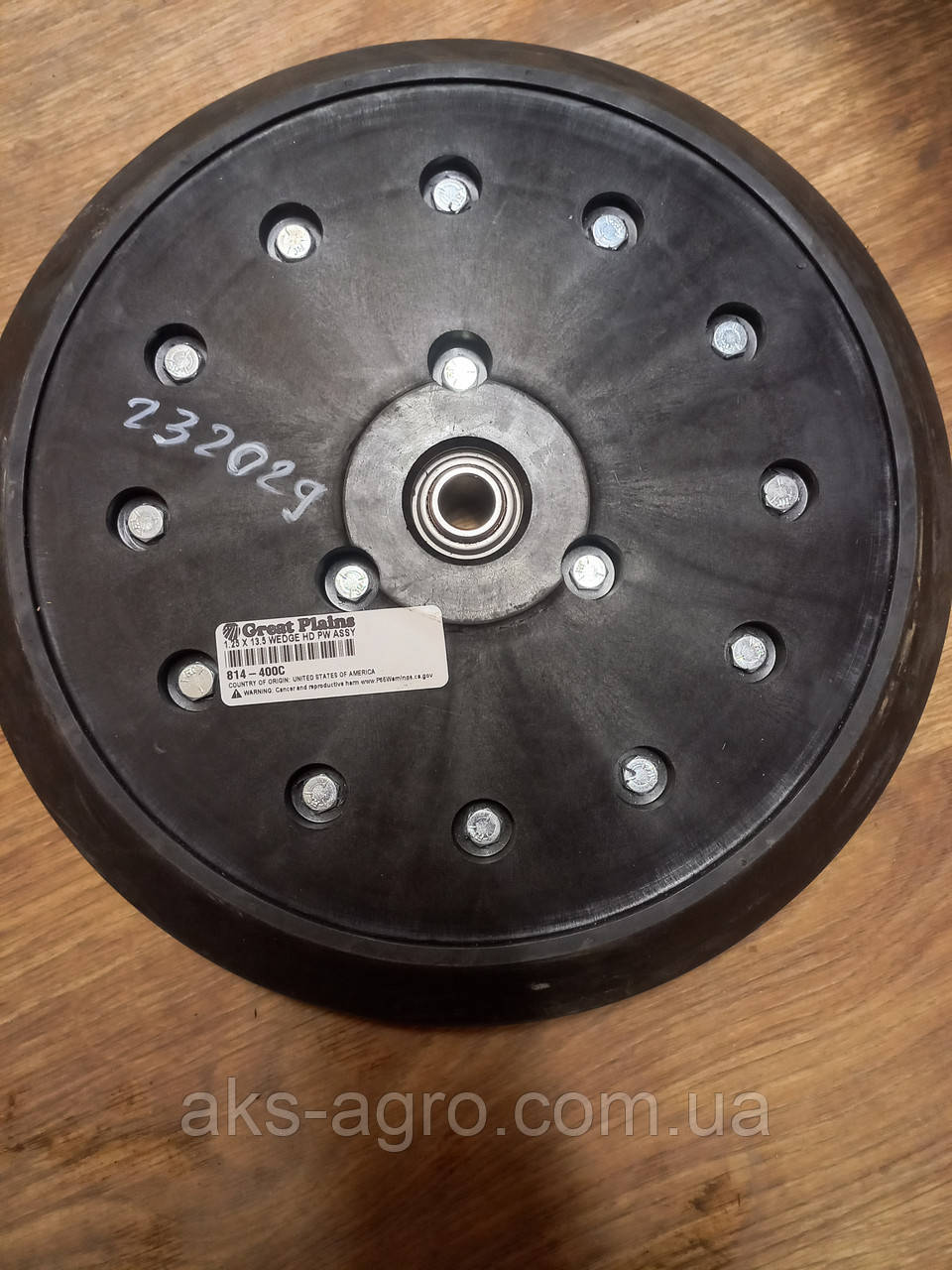 814-400C КОЛЕСО НАКОЧУВАННЯ В ЗБОРІ 1.25X13.5  814-238С