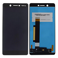 Дисплей Nokia 7 Black, дисплейный модуль для Nokia 7 в черном цвете