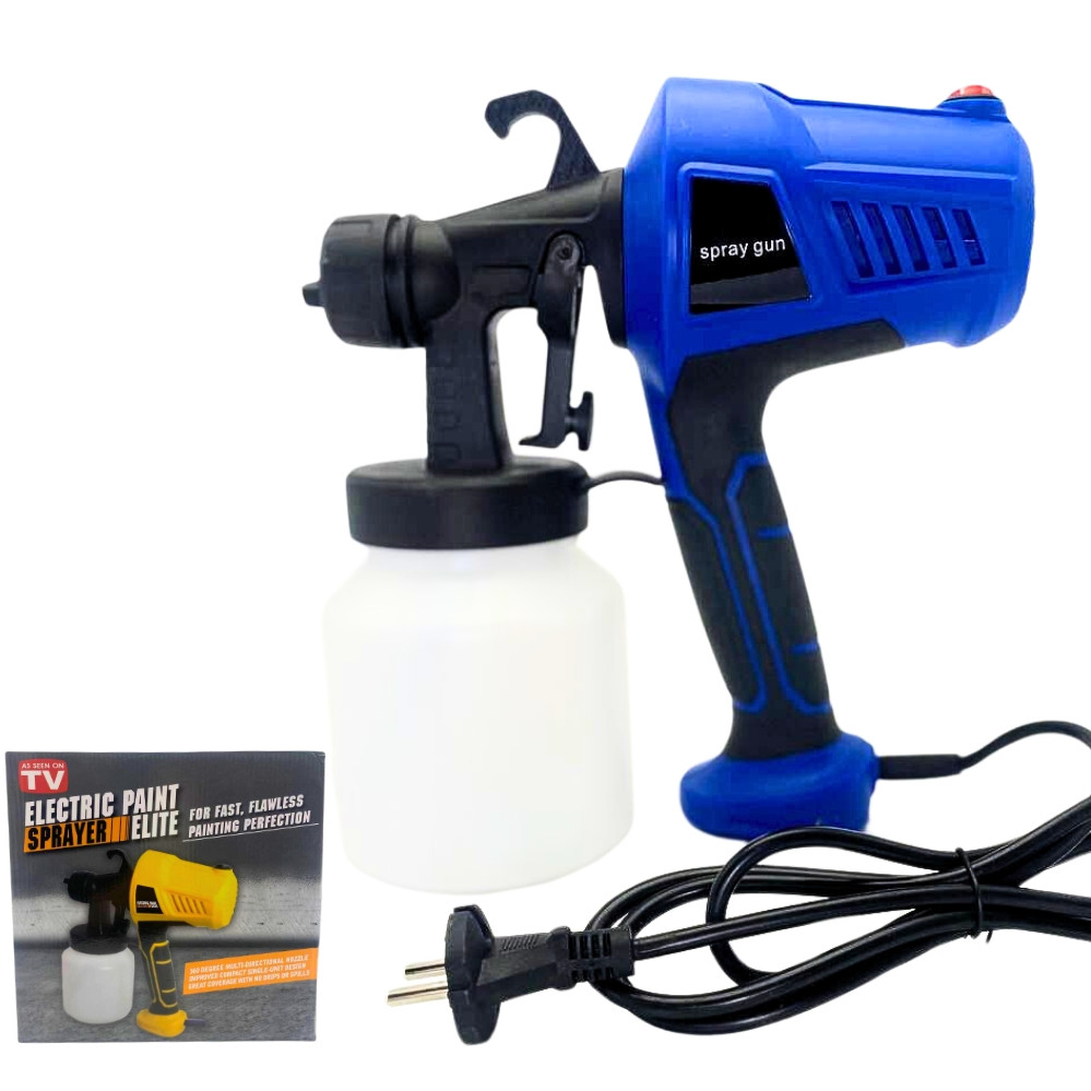 Краскопульт електричний Spray Gun фарборозпилювач 500Вт на 3 режими розпилення Пульверизатор 800мл