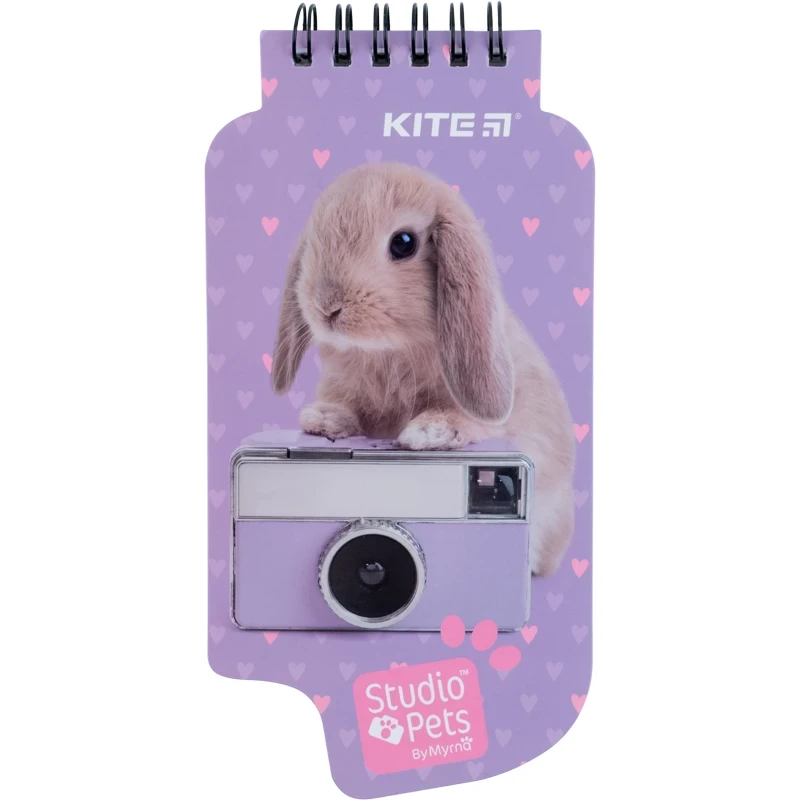 Блокнот на спіралі Kite Studio Pets SP22-465, 50 аркушів, нелінований