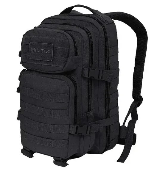 Рюкзак Тактический Assault Mil-Tec 20 л Чорний 14002002