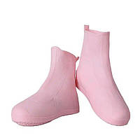 Бахилы на обувь резиновые от воды и грязи 903 XL 40-42 (Pink)-LVR