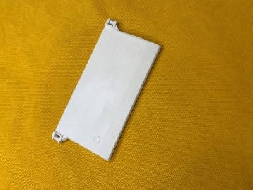 Комплектація для вертикальних жалюзі обтяжувач ламелі 89 мм, білий, фото 2