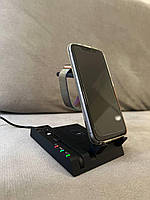Док-станция 6-в-1 Wireless Charging Station беспроводная зарядка для iPhone / iWatch / AirPods (T-3) Black