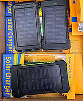Повербанк USB Power Bank Solar Charger 20000 мАч на сонячній батареї з ліхтариком, швидка зарядка від сонця