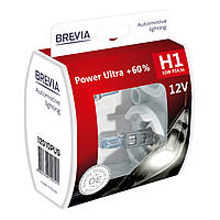 Галогеновая лампа Brevia H1 12V 55W P14.5s Power Ultra +60% S2