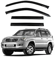 Дефлектори вікон Toyota Land Cruiser 120 Prado 2003-2010 Скотч 3M AV TUNING