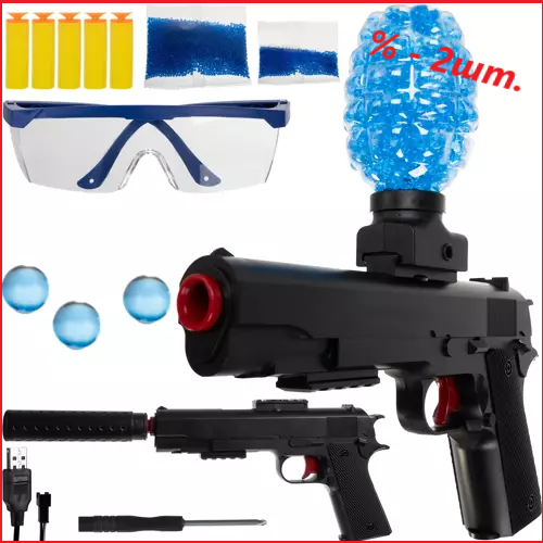 Дитячий іграшковий набір з 2 шт-Бластер (6000 шт) Автомат Gel Ball винтовка/Пістолет для гелевих кульок