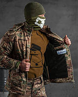 Зимний армейский комплект ВСУ утепленная форма Softshell, Боевая военная одежда тактический костюм мультикам