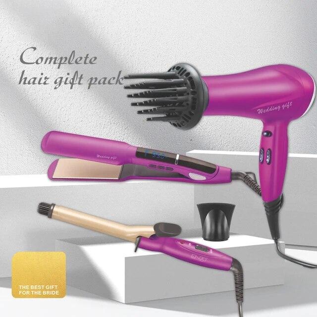 Фен для сушіння волосся + плоскі ENZO EN-6303, фото 1