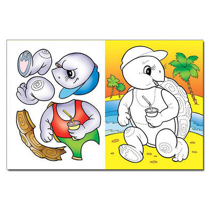 Книжка з аплікаціями для дітей "Чарівний папір" (котик) | Глорія, фото 2