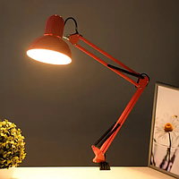 Лампа для маникюра со струбциной E27 LU-074-1800 красная TM LUMANO
