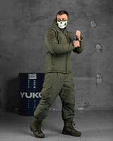 Утепленный водоотталкивающий армейский костюм oliva, Тактическая зимняя форма боевая военная одежда для ВСУ