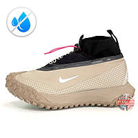 Мужские кроссовки Nike ACG Mountain Fly Gore-Tex Beige Black Mounth High, кроссовки найк асг маунтин гор текс