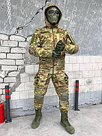 Тактическая и форменная одежда комплект Softshell мультикам, Камуфляжная армейская форма для военных ВСУ