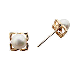 Сережки з перлинами xp. 8 мм.18 до