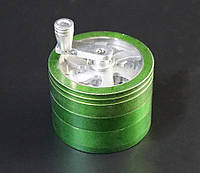 Гриндер алюминиевый магнитный 4 части GR-110 Зелёный BM