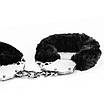 Наручники з хутром чорні Fluffy Hand Cuffs, Black, фото 3