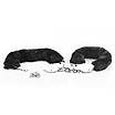 Наручники з хутром чорні Fluffy Hand Cuffs, Black, фото 4