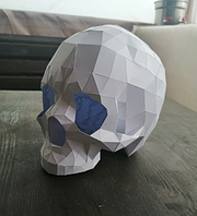PaperKhan Набор для создания 3D фигур череп голова Паперкрафт Papercraft подарок сувернир игрушка конструктор