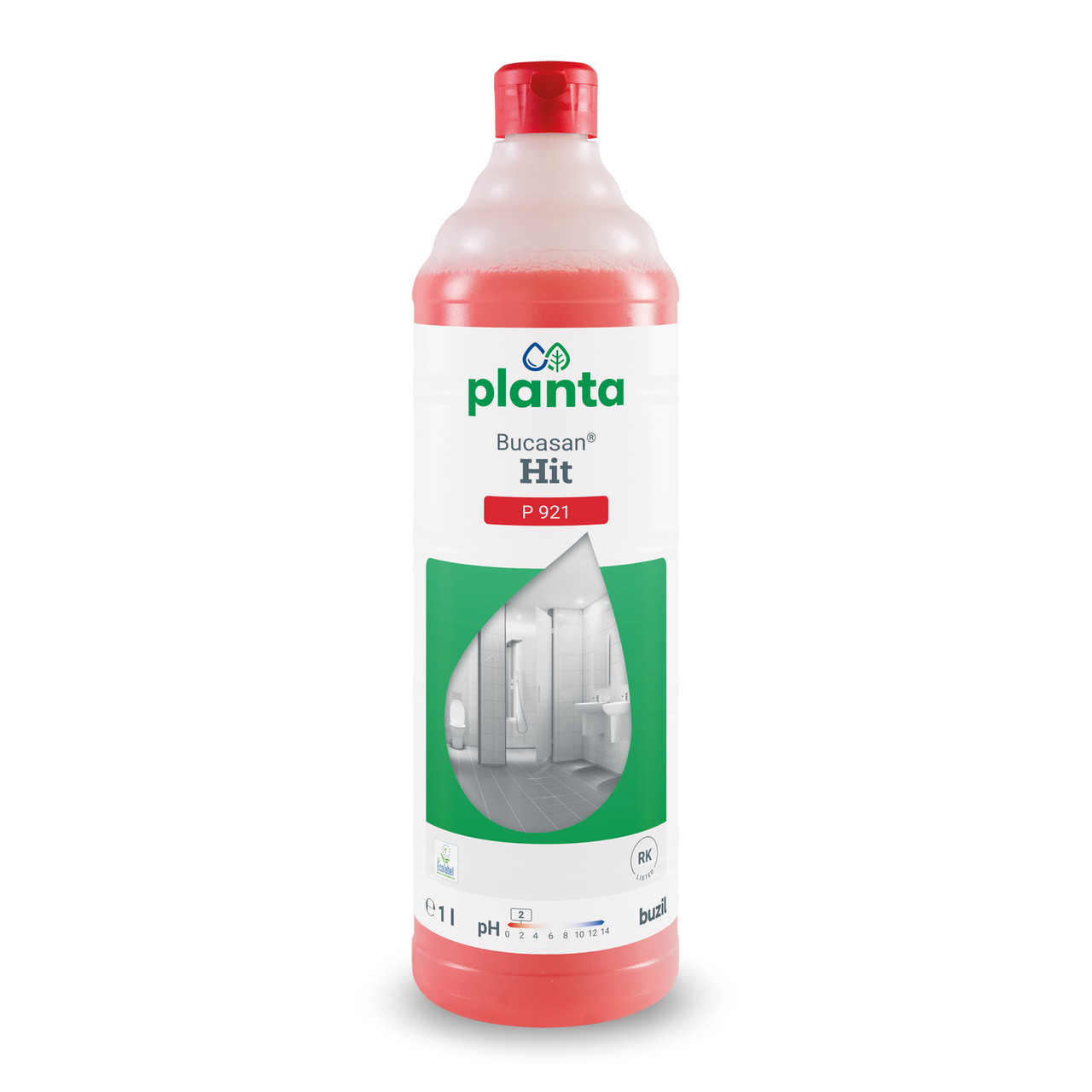 Екологічний засіб для сантехніки на основі лимонної кислоти Planta Bucasan  Hit P 921 1л, фото 1