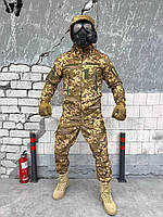 Тактическая военная форма пиксель одежда для ВСУ, Боевой армейский комплект Softshell костюм Pixel осень зима