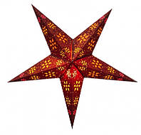 Светильник Звезда картонная 5 лучей BROWN CYCLONE ZARI BM