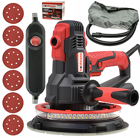 Шліфмашина для стін та стелі HEIDMANN! 1400 Вт 180 мм шліфувальна машина для стін